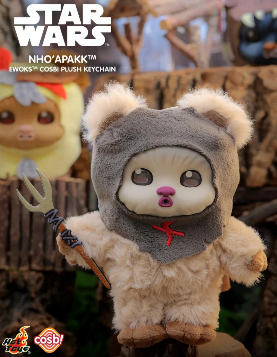 STAR WARS EWOKS COSBI PLUSH KEYCHAIN Toy Doll
