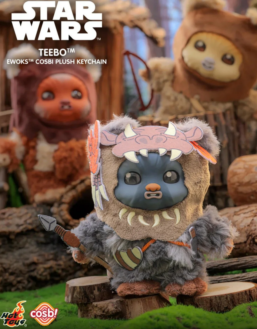 STAR WARS EWOKS COSBI PLUSH KEYCHAIN Toy Doll