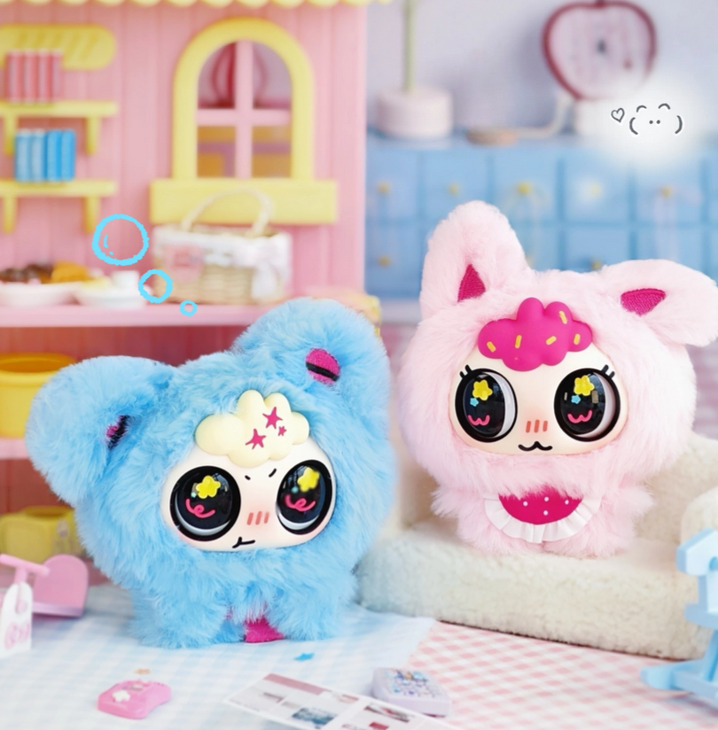 Strawberry Mousseta Noisy Kiwawa Plush Toy Doll