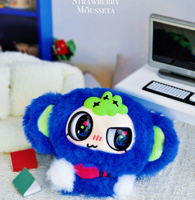 Strawberry Mousseta Noisy Kiwawa Plush Toy Doll