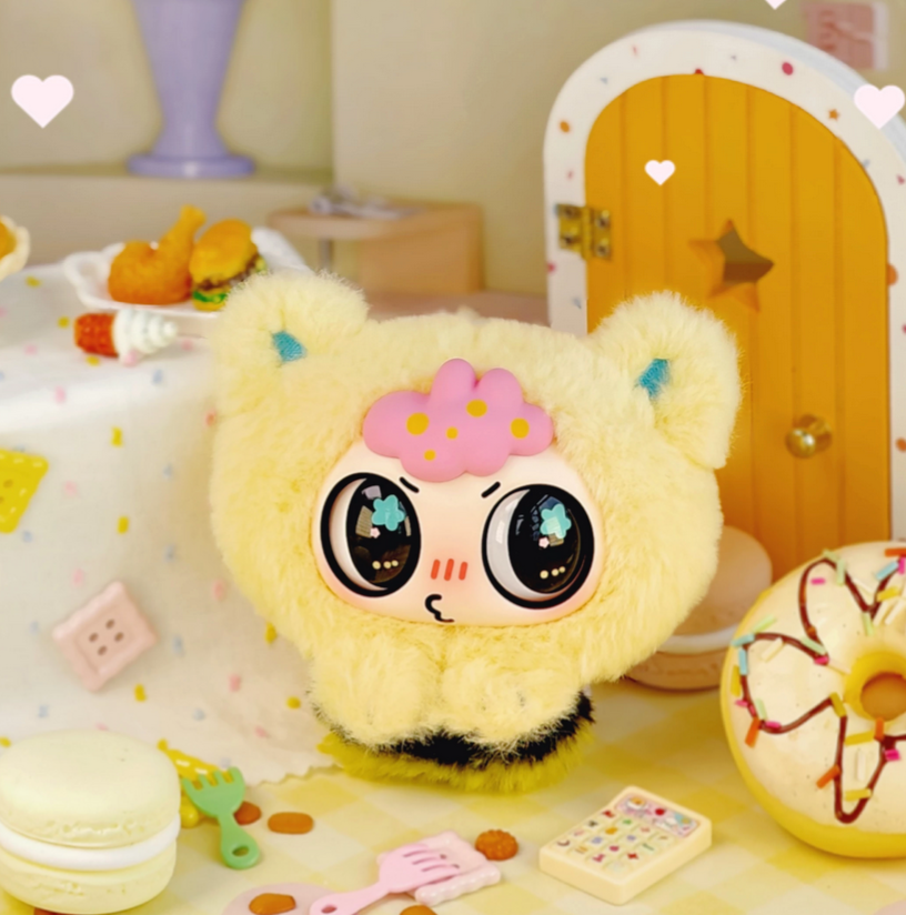 Strawberry Mousseta Noisy Kiwawa Plush Toy Doll