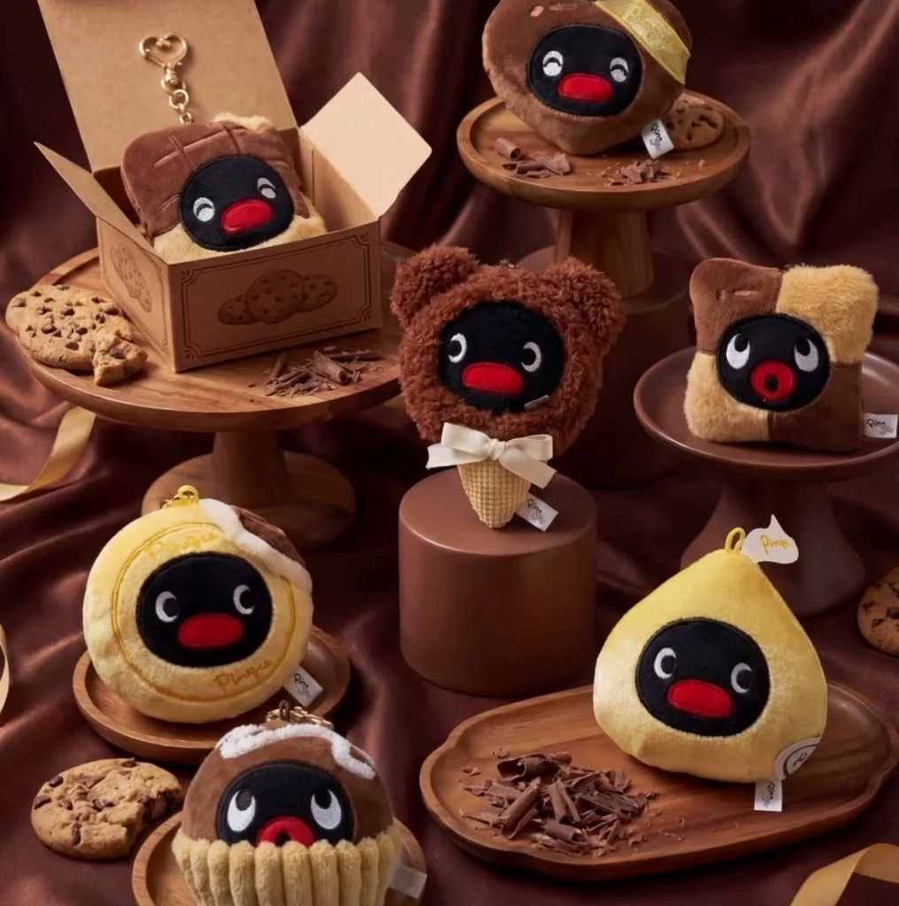 Pingu Chocolate Season Mini Plush Keychain Toy Doll