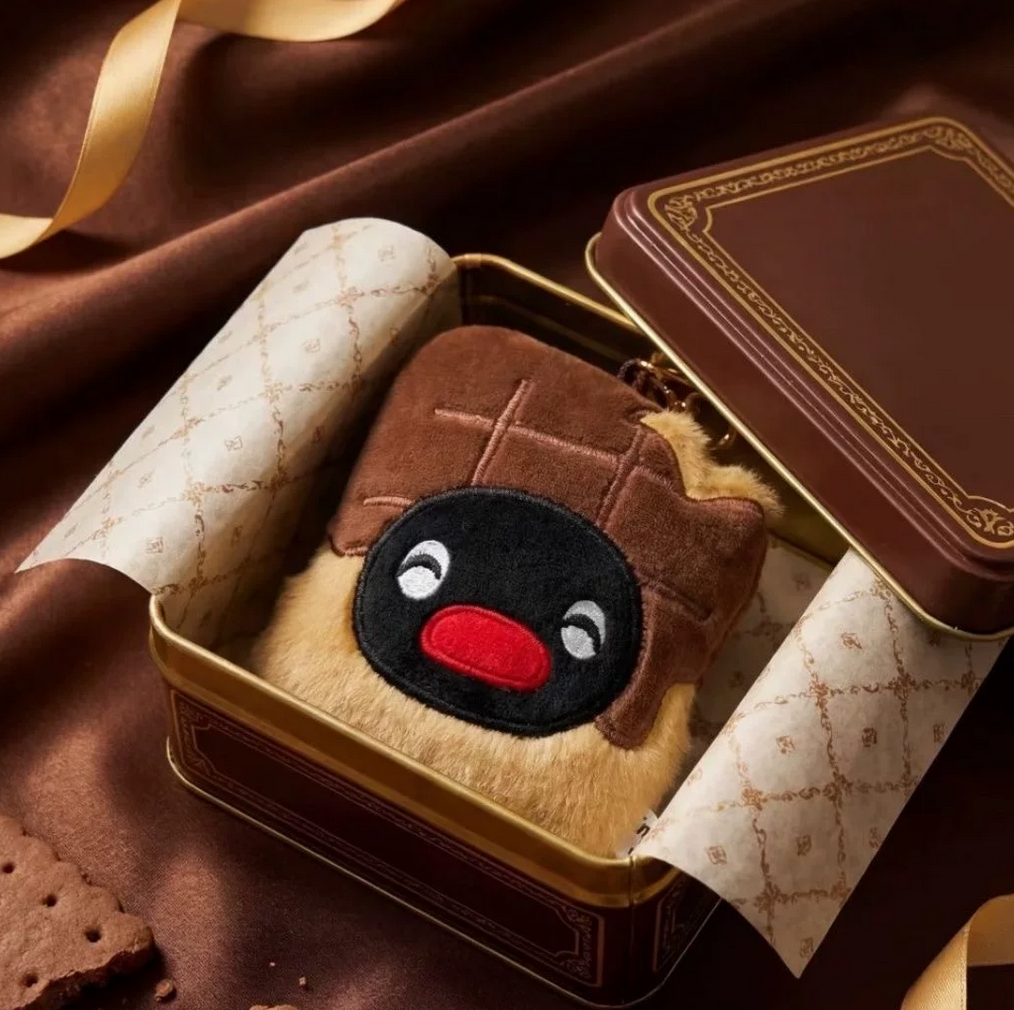 Pingu Chocolate Season Mini Plush Keychain Toy Doll
