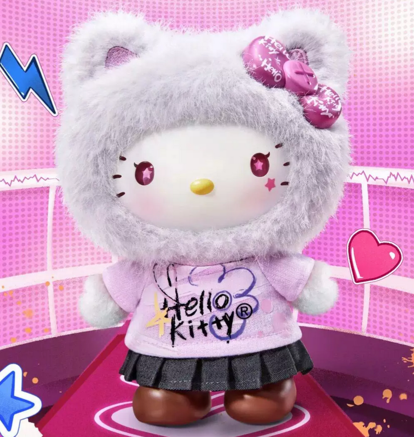 Hello Kitty Graffiti Plush Toy Doll