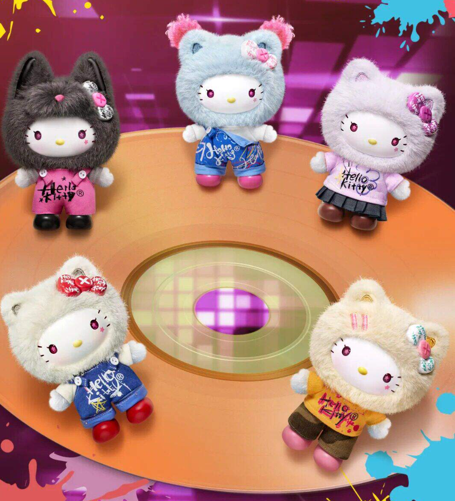 Hello Kitty Graffiti Plush Toy Doll