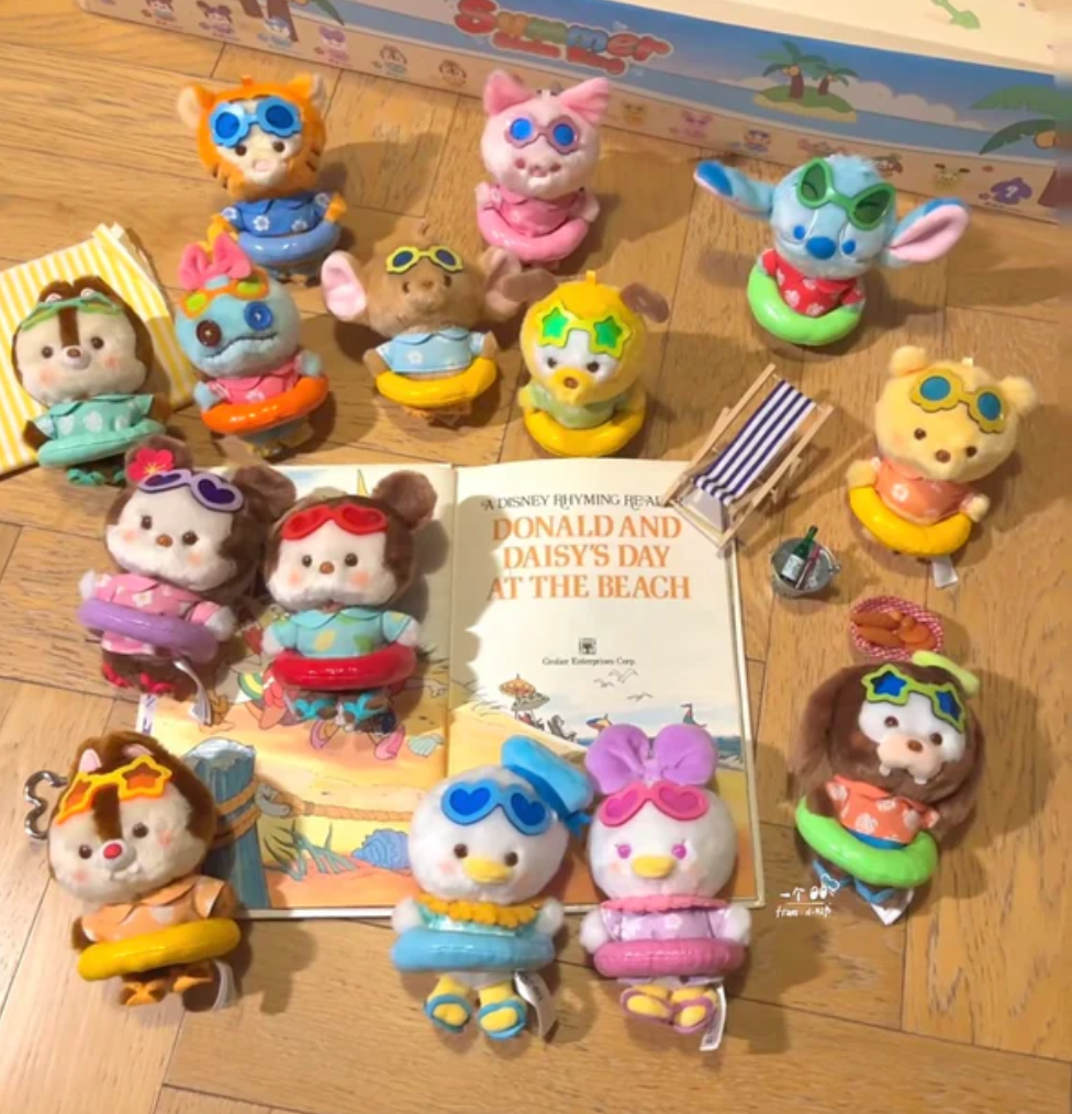 Disney Summer Swim Ring Plush Toy Doll