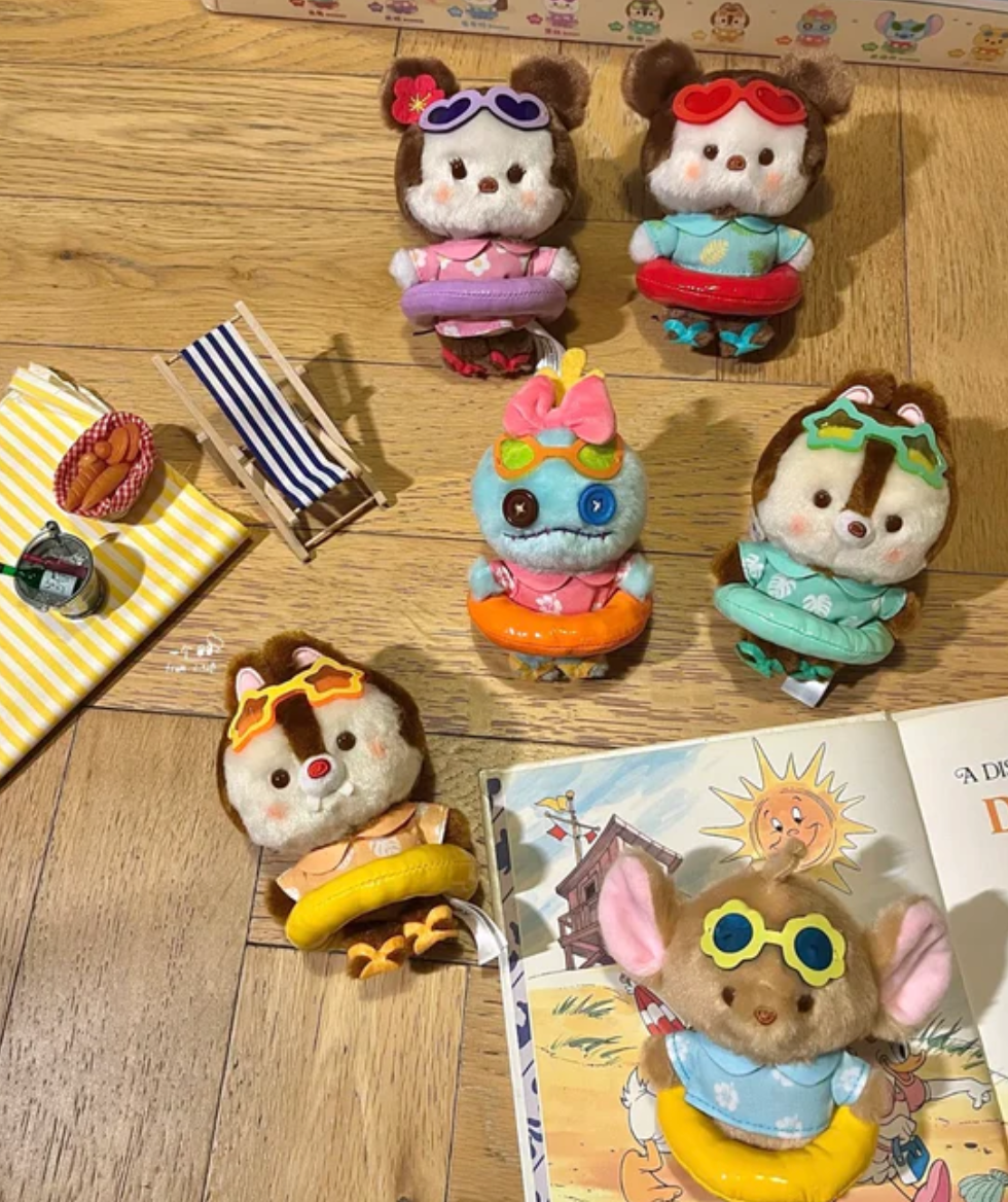 Disney Summer Swim Ring Plush Toy Doll