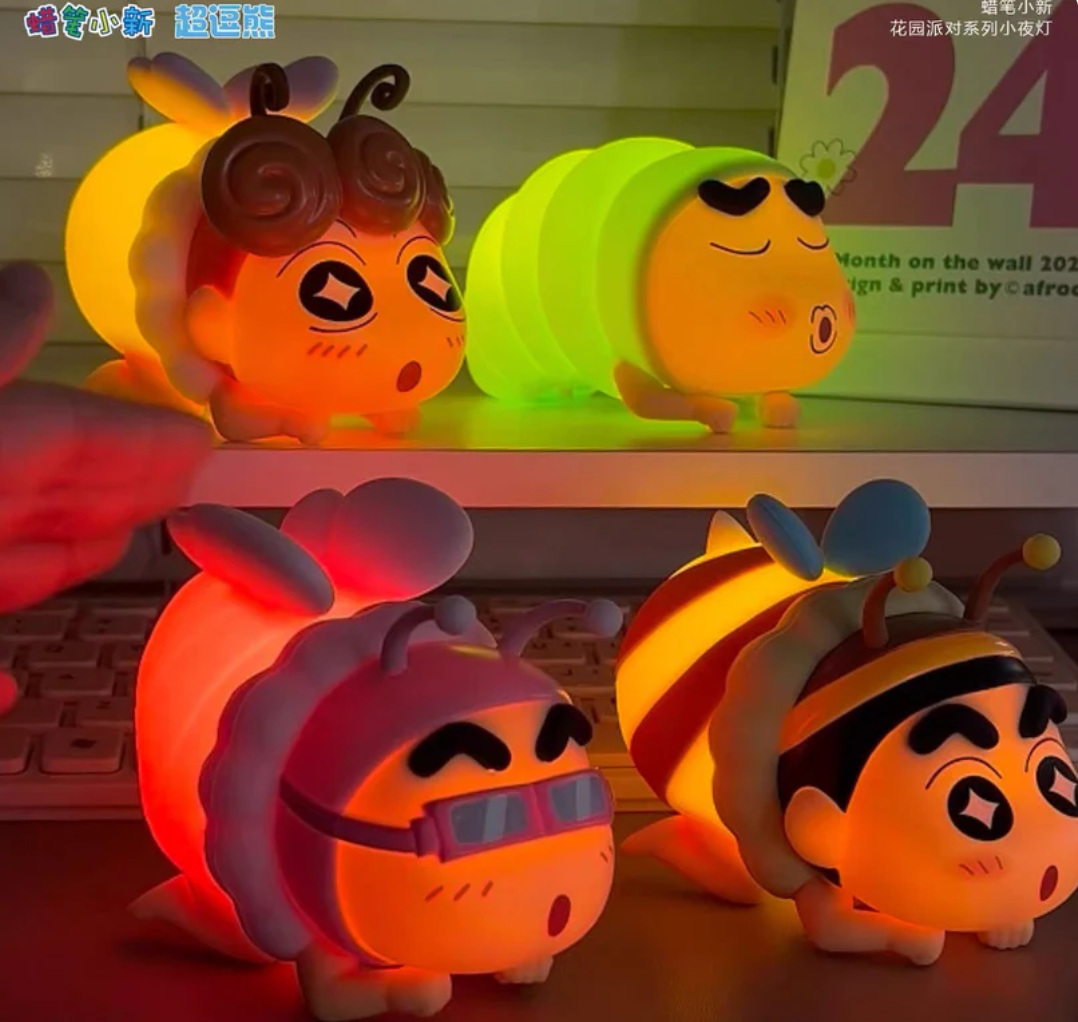 Shinchan Garden Party Night Light  Toy Doll