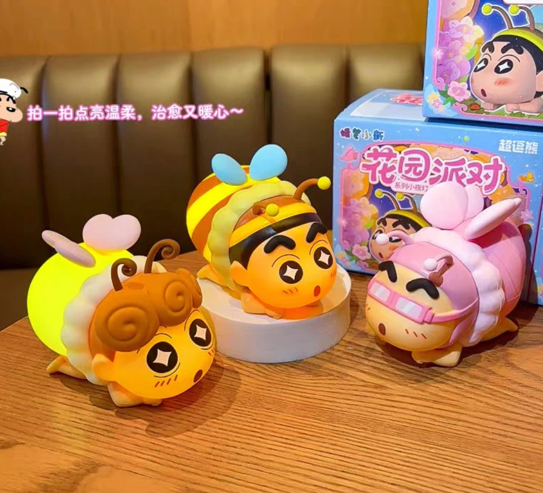 Shinchan Garden Party Night Light  Toy Doll