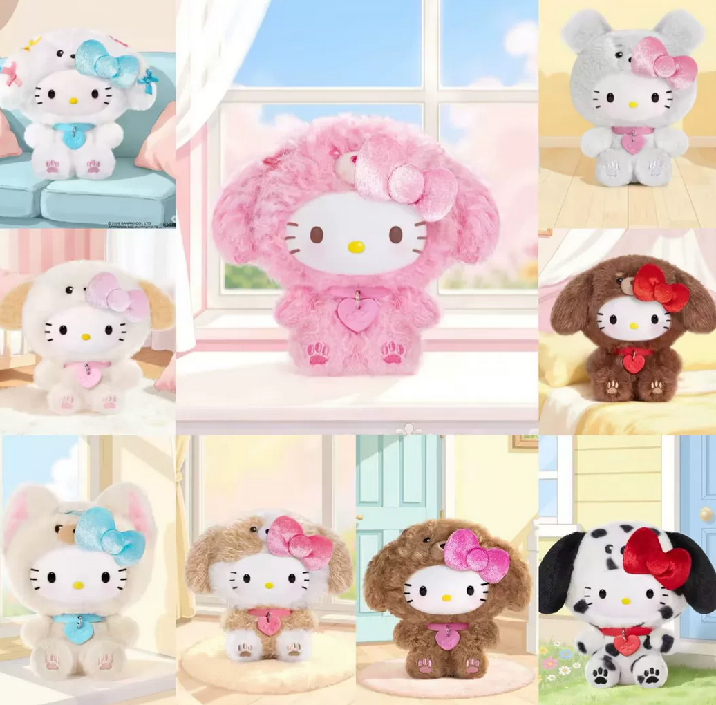 Hello Kitty Puppy Party Plush Toy Doll