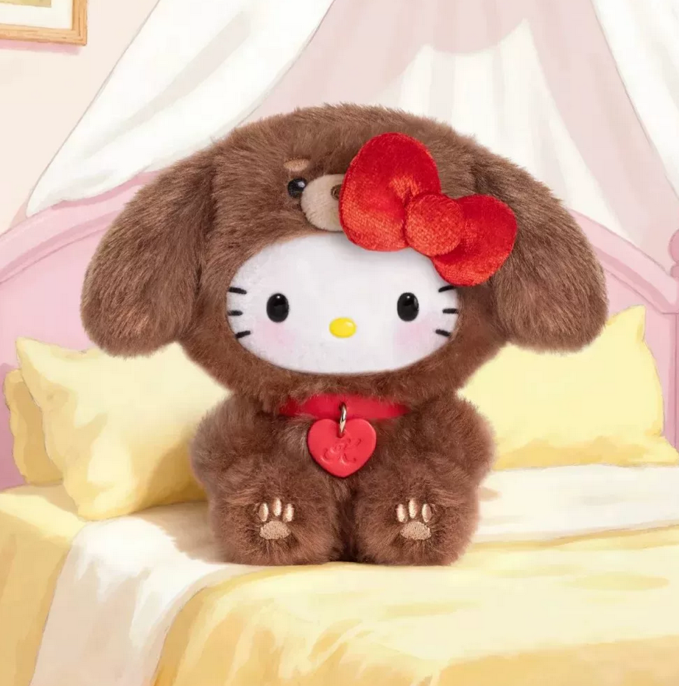 Hello Kitty Puppy Party Plush Toy Doll