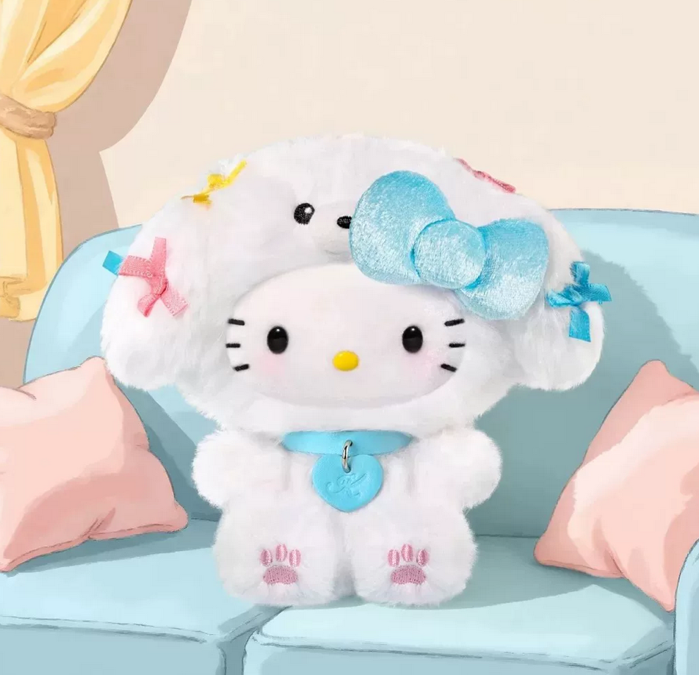 Hello Kitty Puppy Party Plush Toy Doll