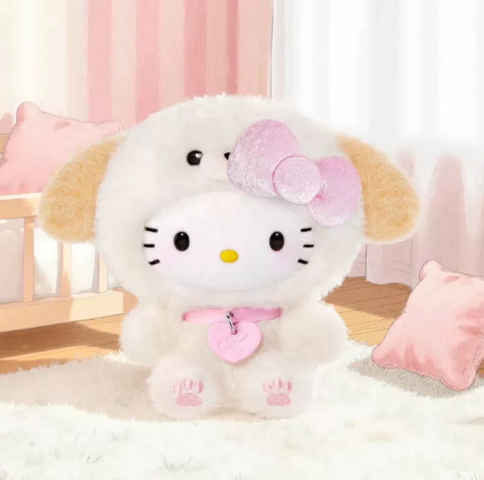 Hello Kitty Puppy Party Plush Toy Doll
