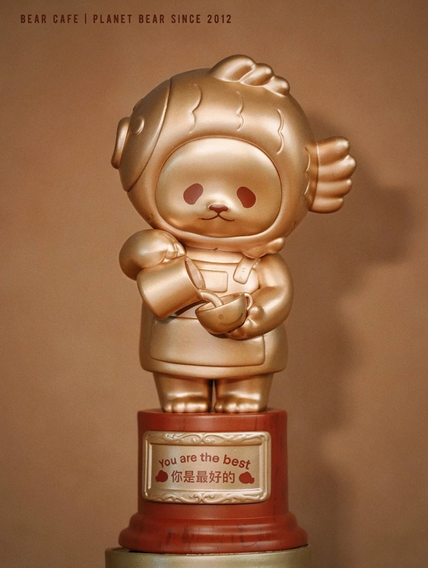 Planet Bear Coffee Club Figure Toy Doll