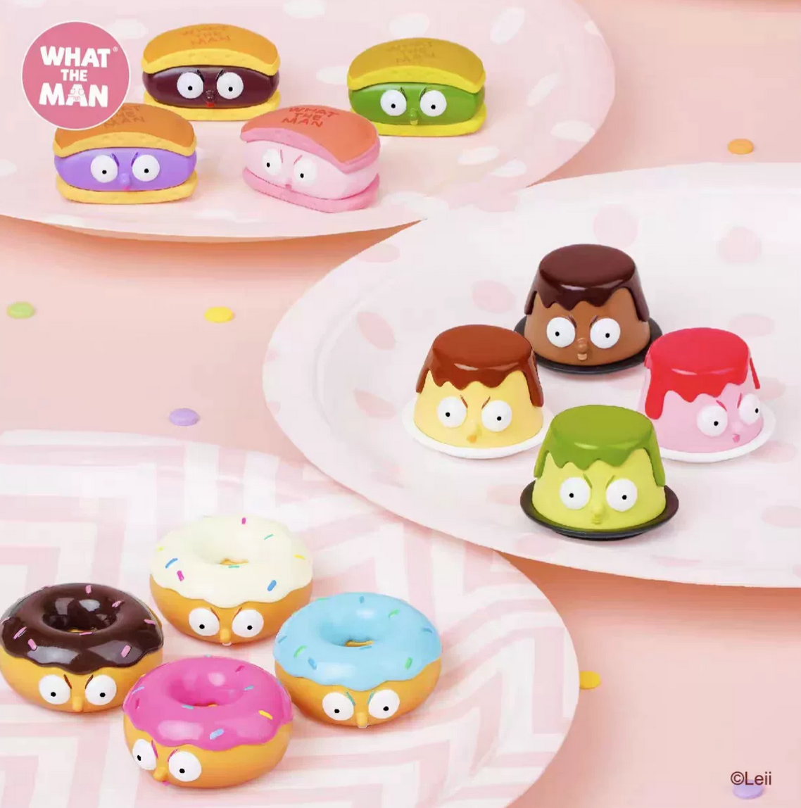 WHAT THE MAN Super Sweet Dessert Bean Toy Doll
