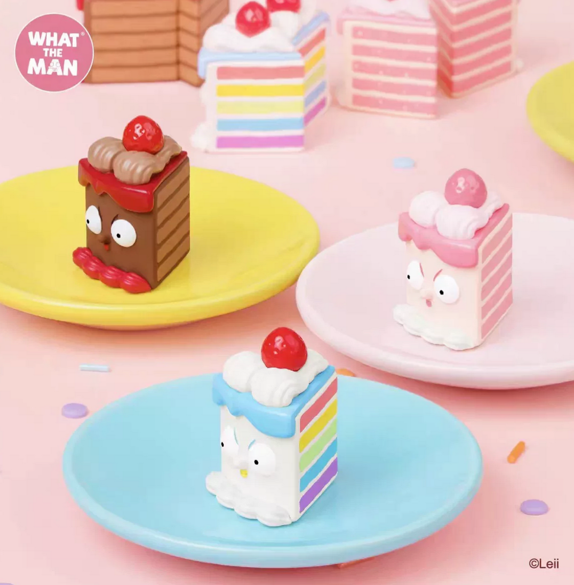 WHAT THE MAN Super Sweet Dessert Bean Toy Doll