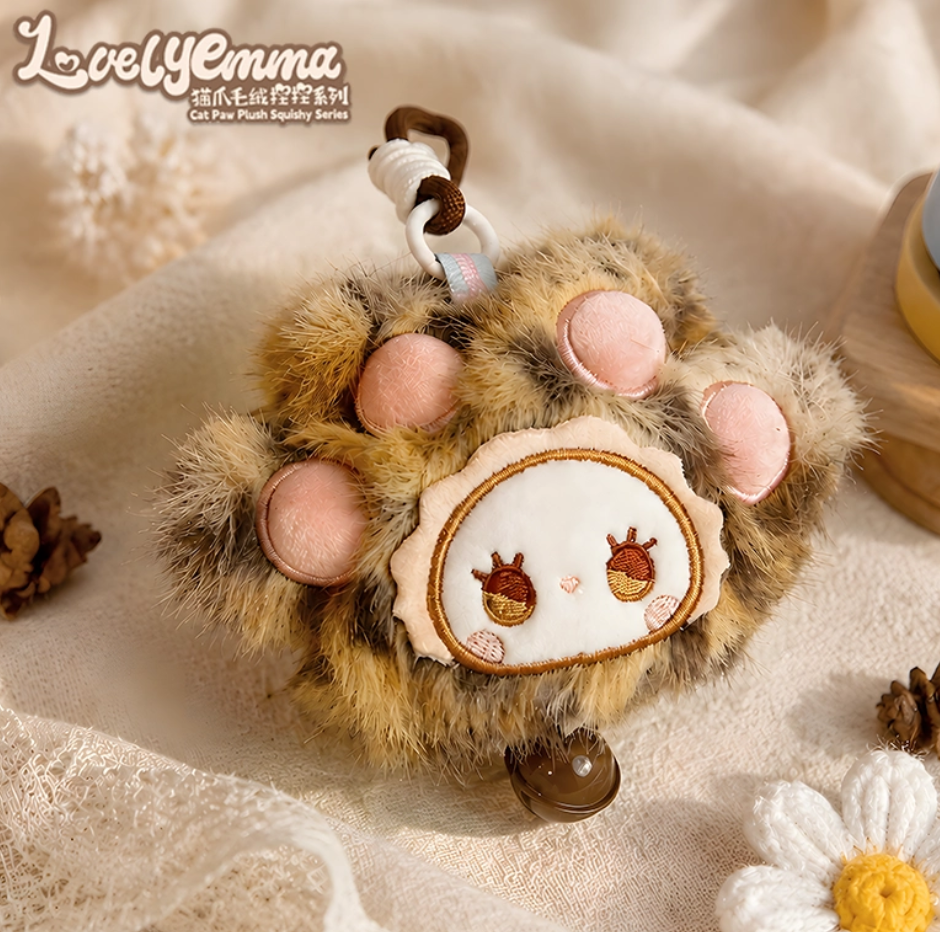 Lovely Emma Cat Paw Plush Squishy Toy Doll