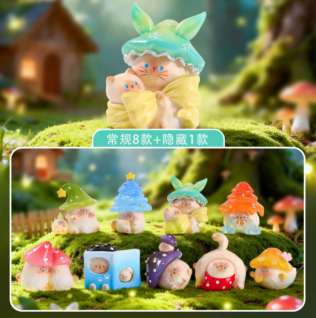 Mushroom Cat Meow's Emotional Forest Figure Toy Doll