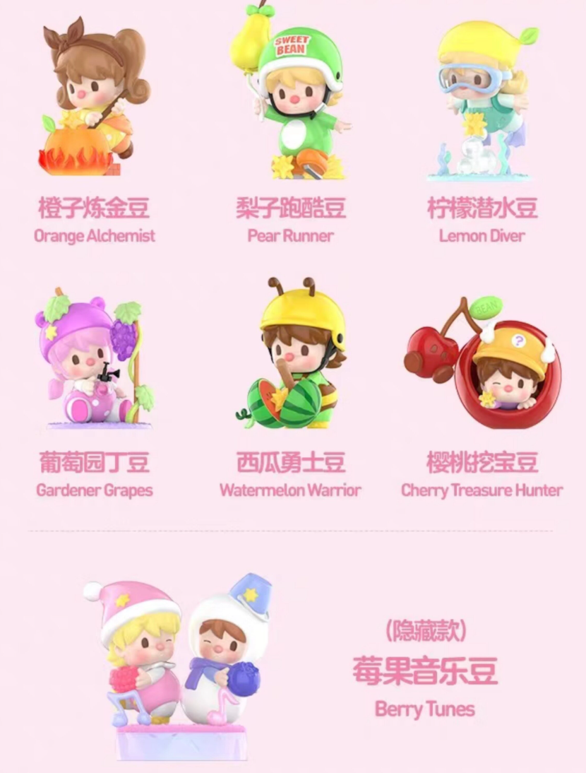 Sweet Bean Fruit World Adventure Figure Toy Doll