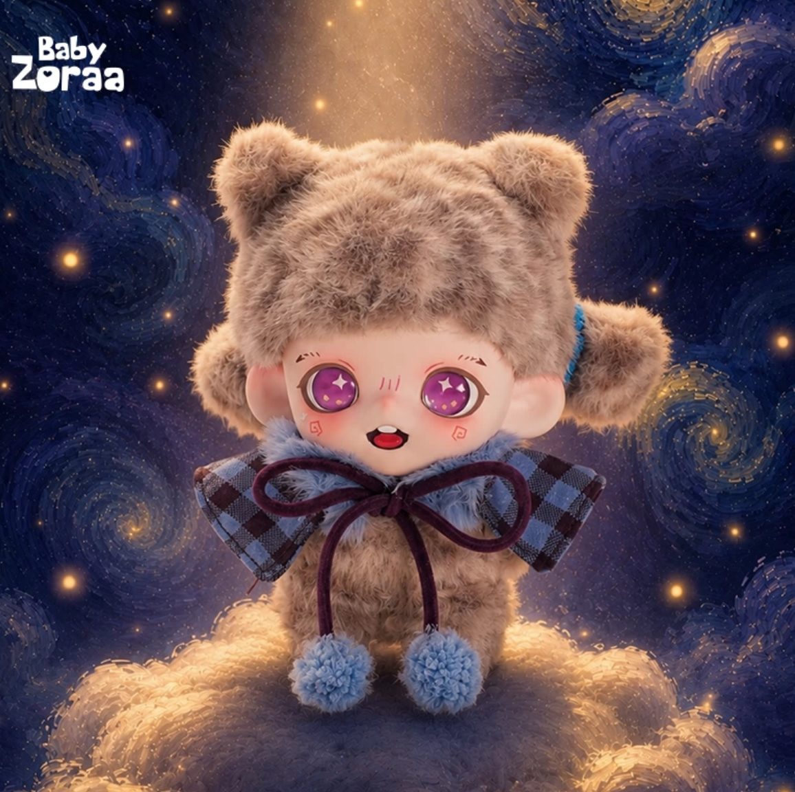 Zoraa Fluffy Tea Party Plush Toy Doll