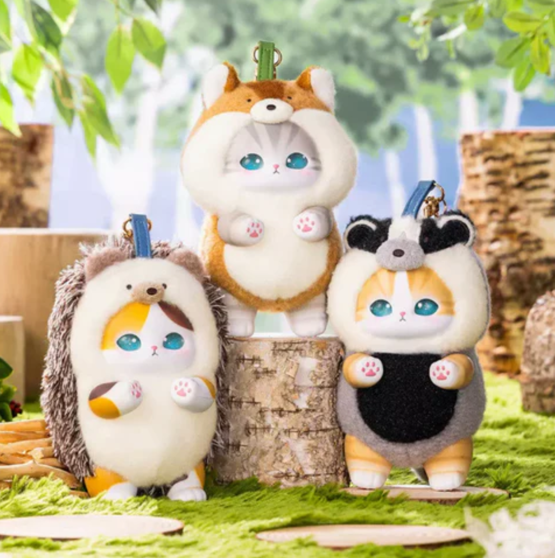 MOFUSAND Nordic Kittens Plush Toy Doll