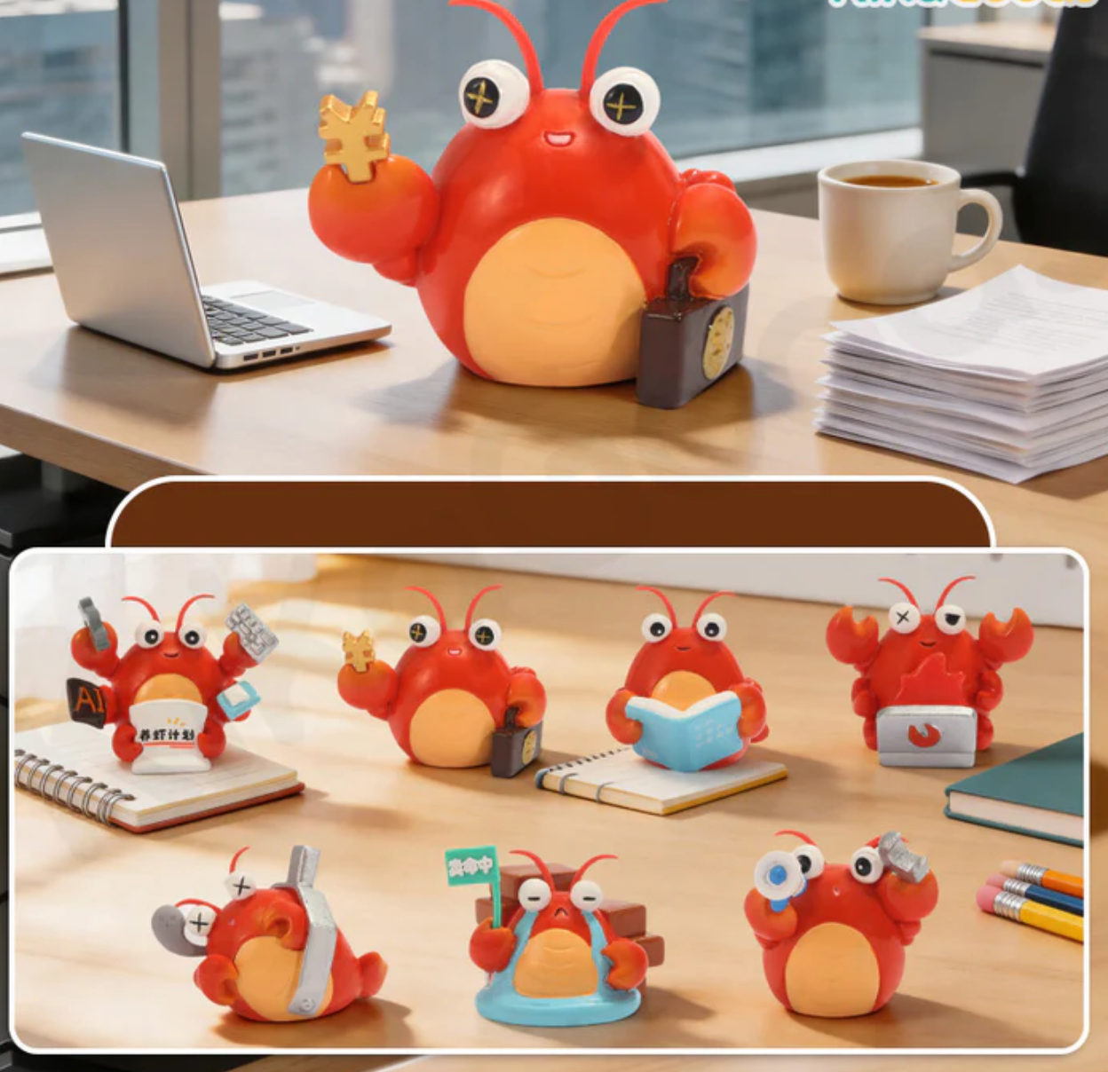 Lobster Work Figure Toy Doll