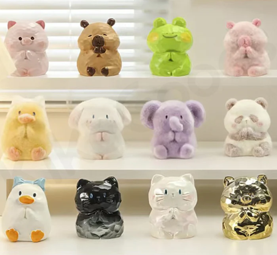 FOFO Animal Praying Bean Toy Doll