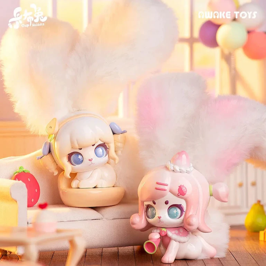 Cup Rabbit Fantastic Fruit Figure Toy Doll