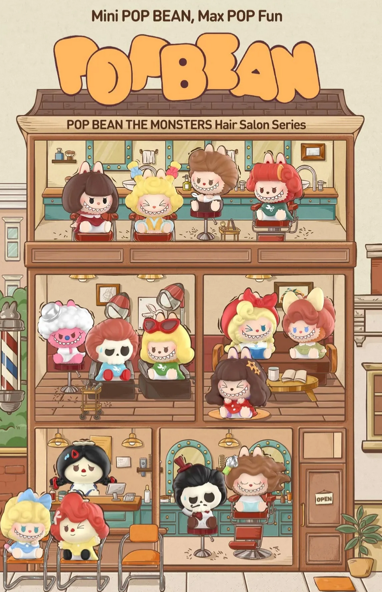 THE MONSTERS Hair Salon Bean Toy Doll