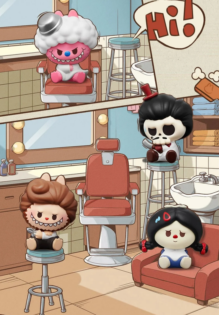 THE MONSTERS Hair Salon Bean Toy Doll