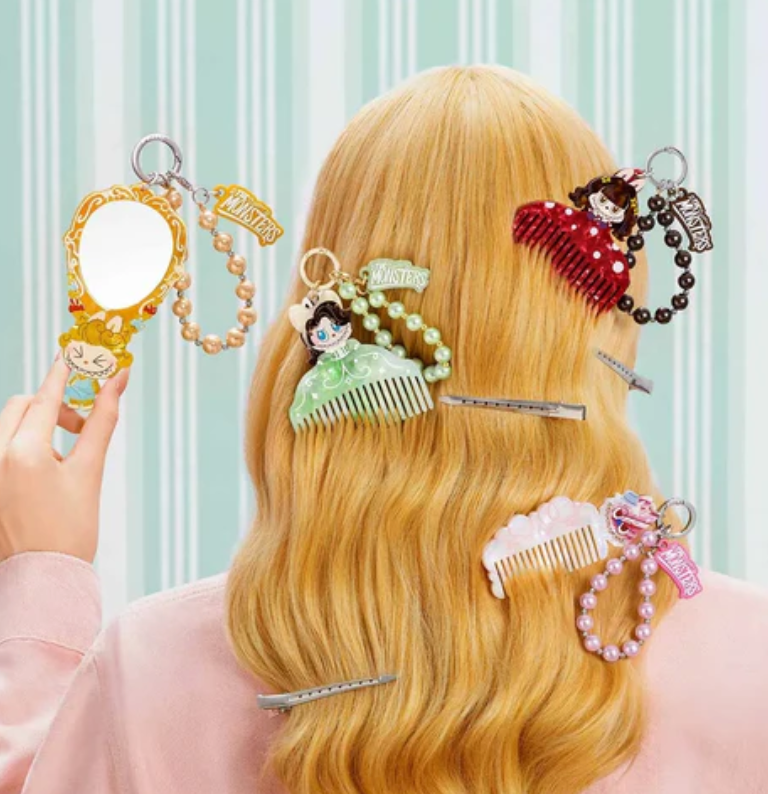 THE MONSTERS Labubu Hair Salon Pendant Toy Doll