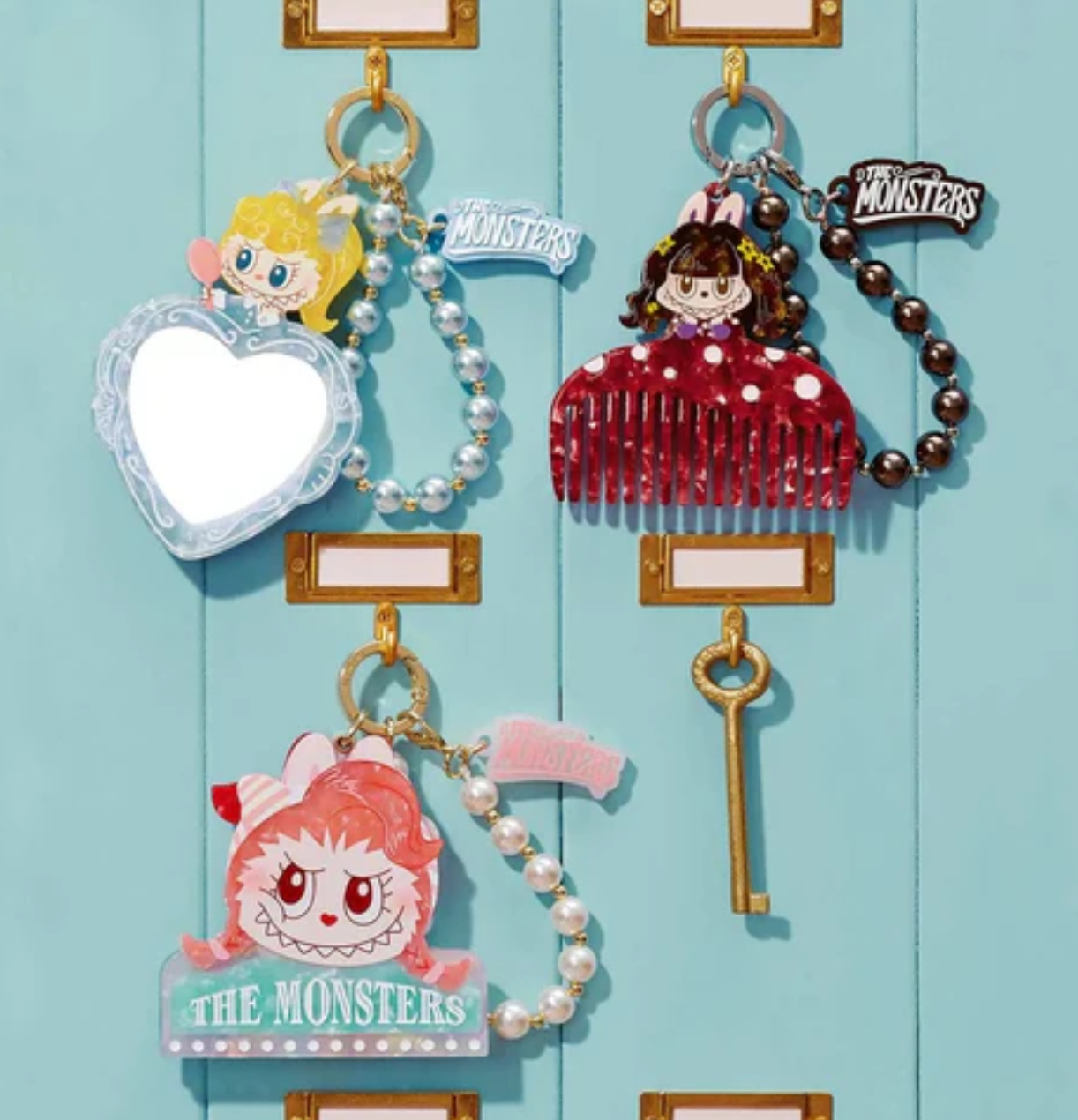 THE MONSTERS Labubu Hair Salon Pendant Toy Doll