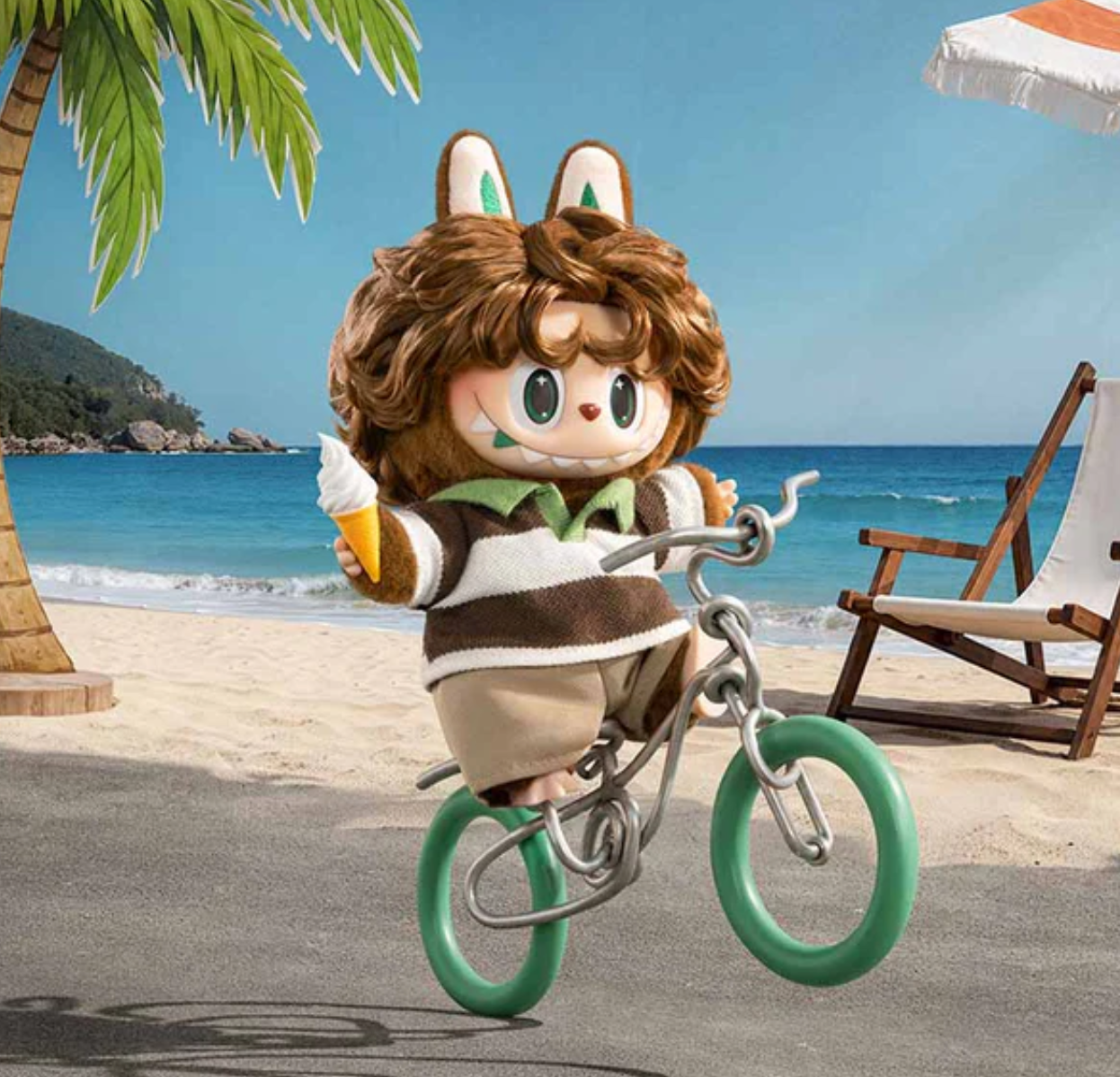 The Monster Labubu Hair Salon Plush Toy Doll