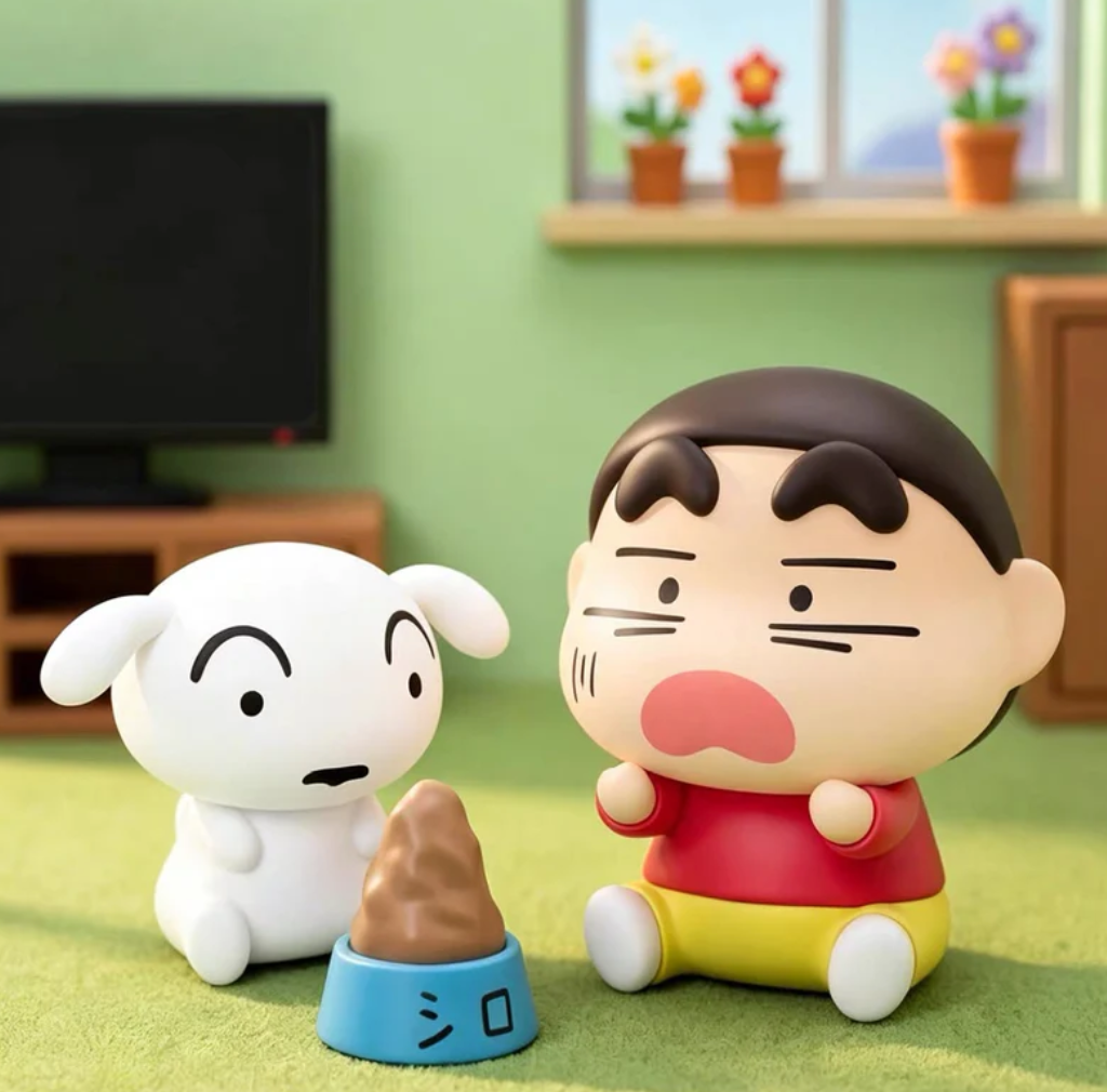 Shinchan Home Alliance Mini Figure Keychain Toy Doll
