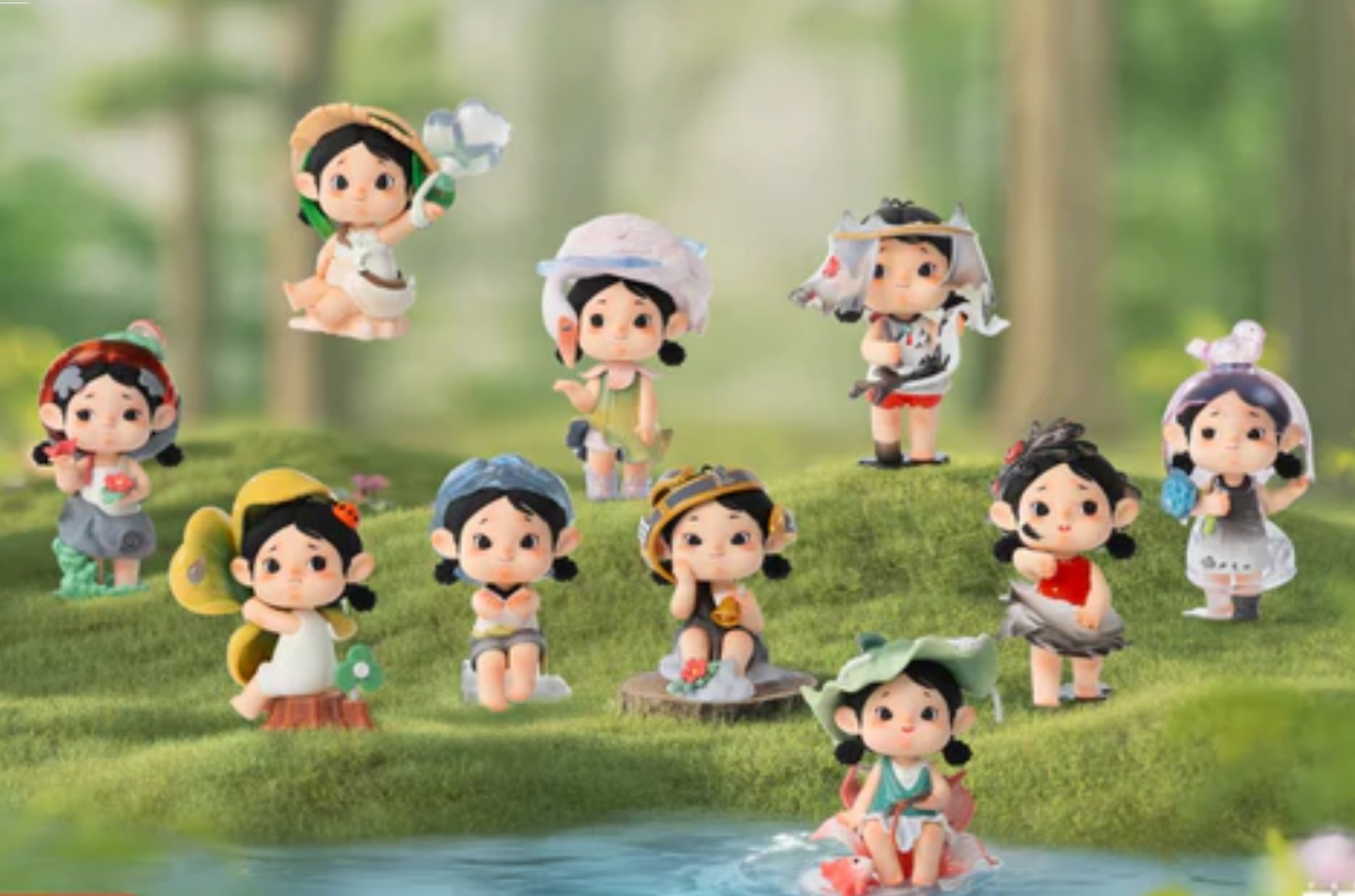 Yancy's Garden Stroll Journal Figure Toy Doll