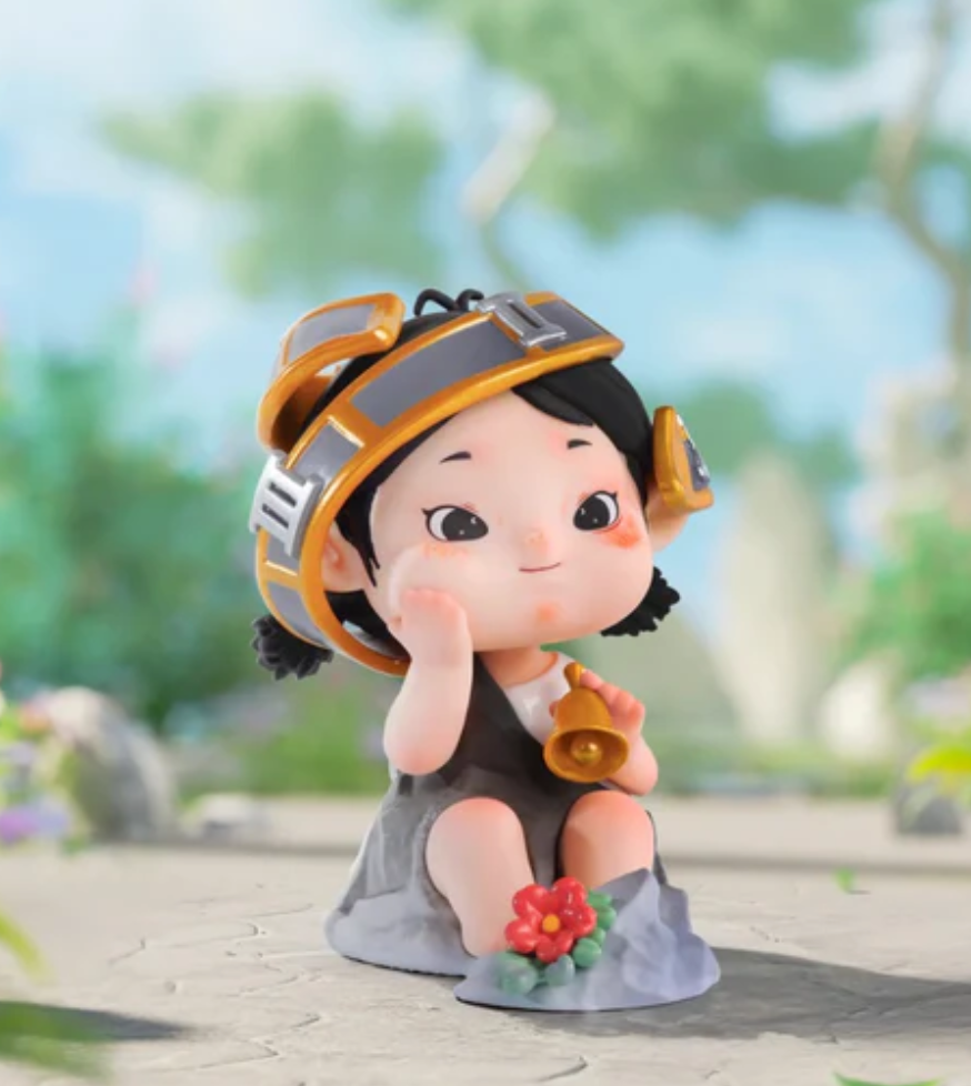 Yancy's Garden Stroll Journal Figure Toy Doll