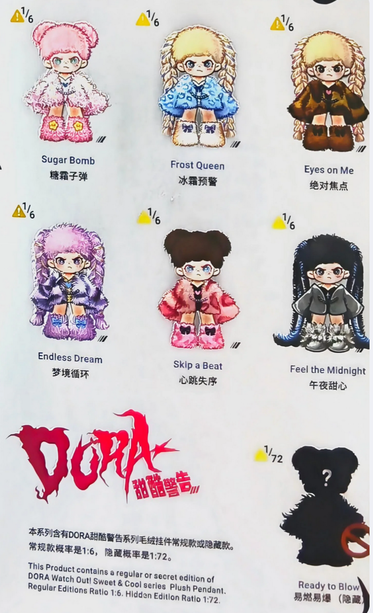 Dora Watch Out ! Sweet & Cool Plush Toy Doll