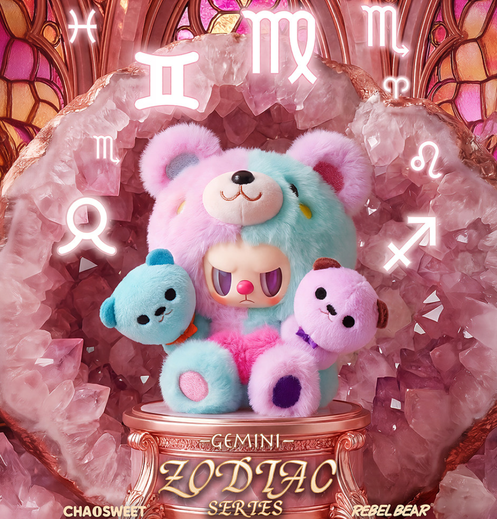 Rebel Bear Zodiac Plush Toy Doll