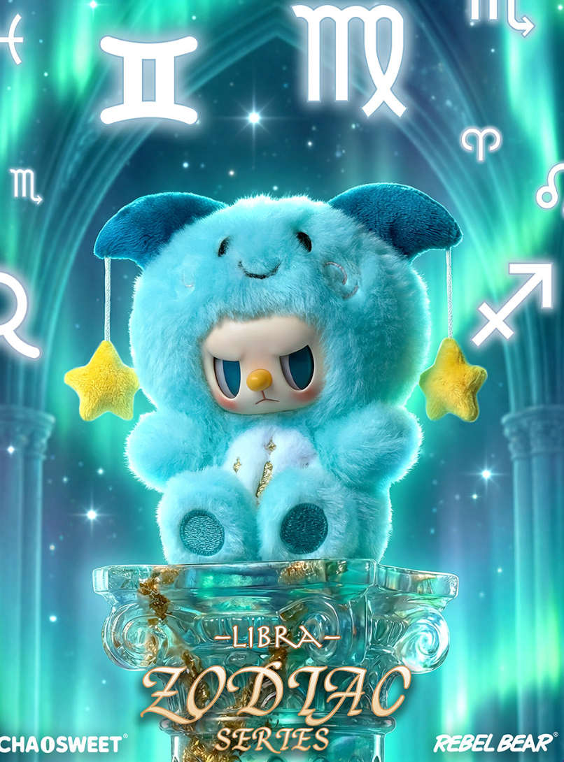 Rebel Bear Zodiac Plush Toy Doll