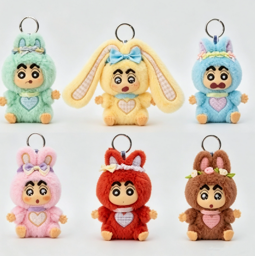 Shin Chan Ears Tie Up Plush Toy Doll