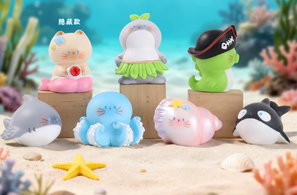 Ocean Kitten Mini Figure Toy Doll