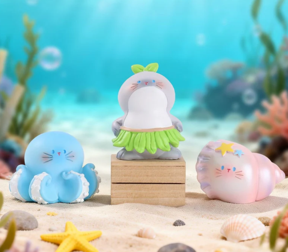 Ocean Kitten Mini Figure Toy Doll