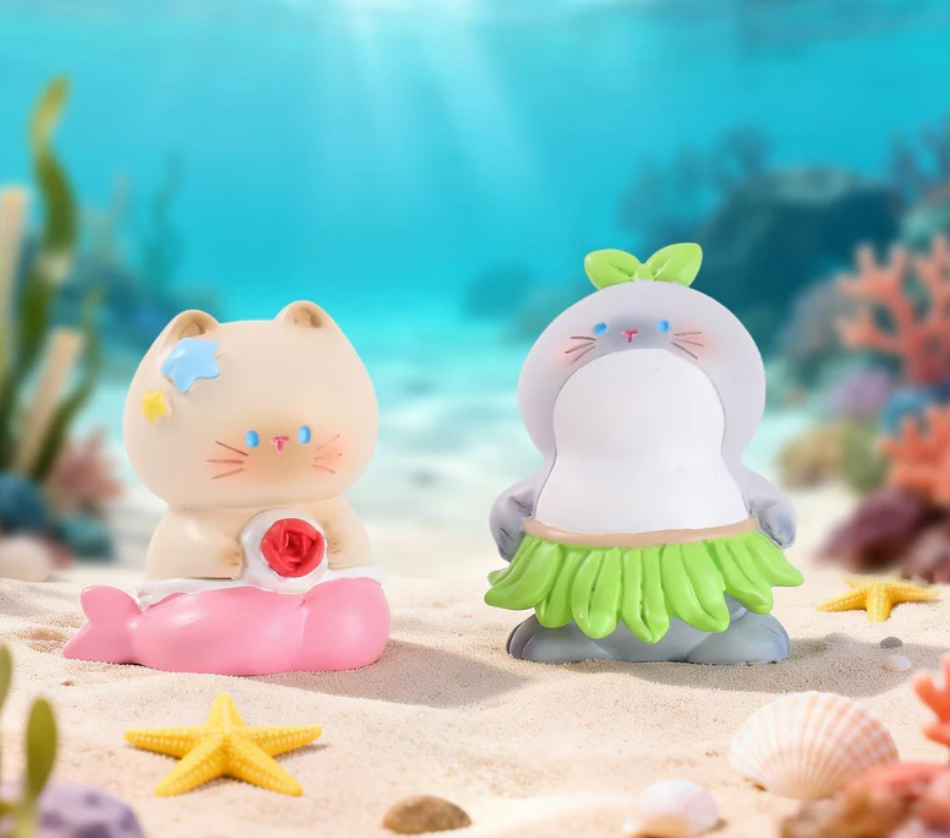 Ocean Kitten Mini Figure Toy Doll