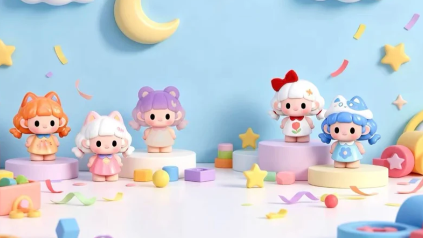 TiTi Cloud Kindergarten Mini Bean Toy Doll