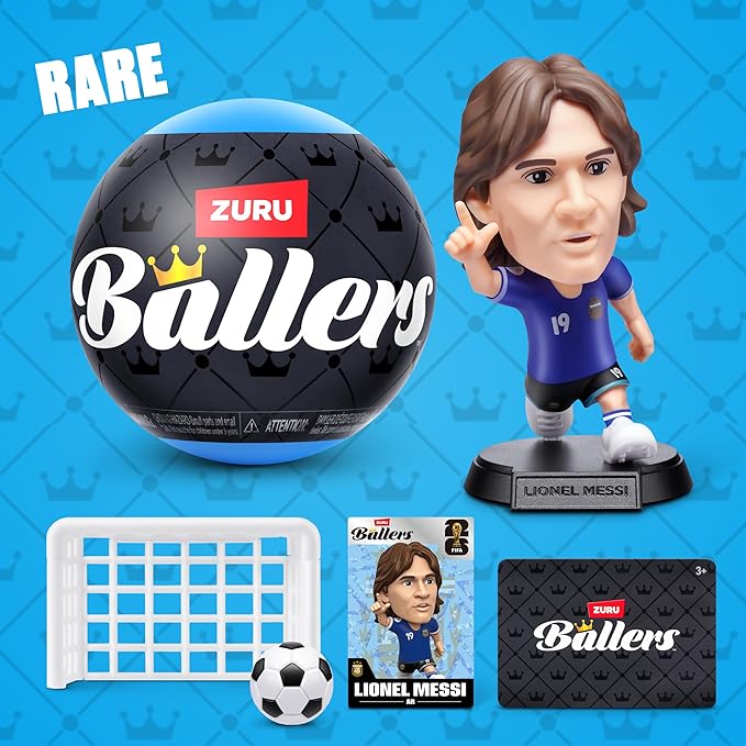 FIFA World Cup 2026™ Ballers Series by ZURU – Official Licensed Product Surprise Unboxing Soccer Collectible Sports Toy for Boys, Ages 3+