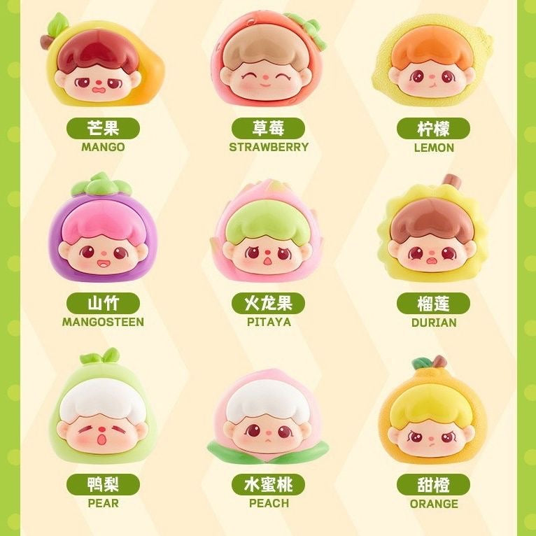 【BOGO】Everyday fruit big bean toy doll