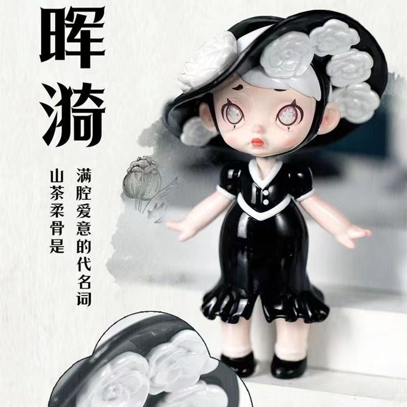 Laura dark flower toy doll