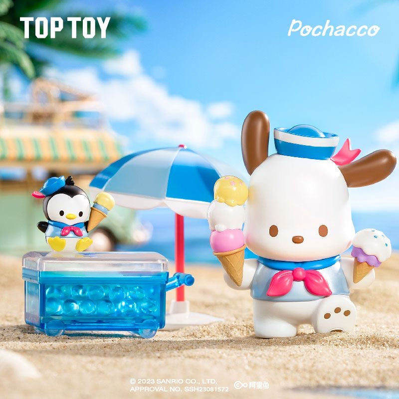 pochacoo  holiday beach toy doll