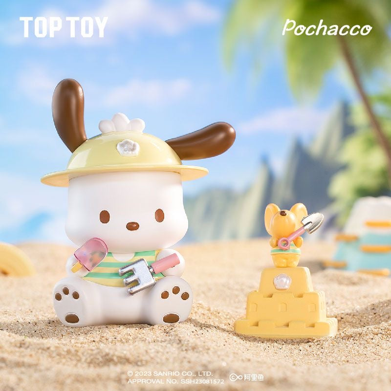 pochacoo  holiday beach toy doll