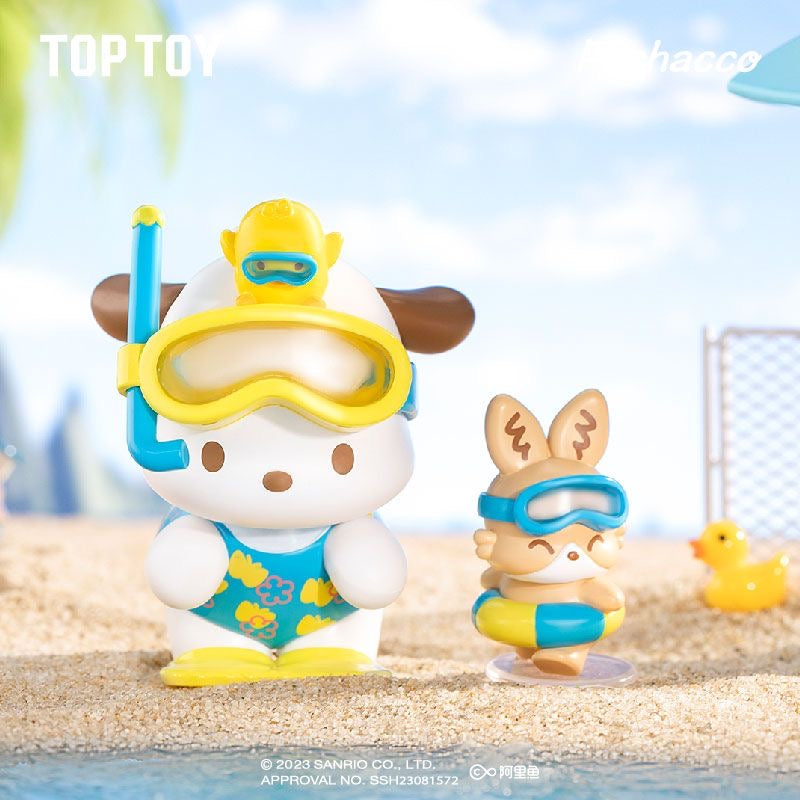 pochacoo  holiday beach toy doll